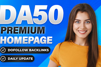 do homepage contextual high da dofollow seo backlinks