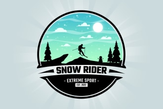 make silhouette logo illustration
