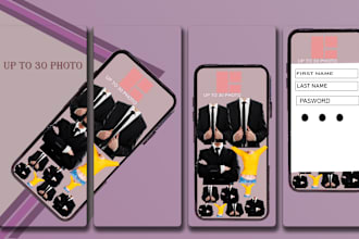 make attractive app screenshots for play store and  app store