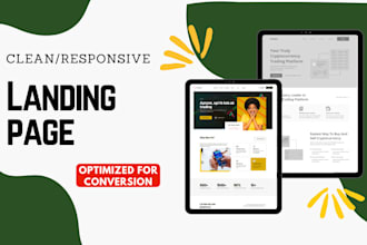 design elementor wordpress website or elementor landing page
