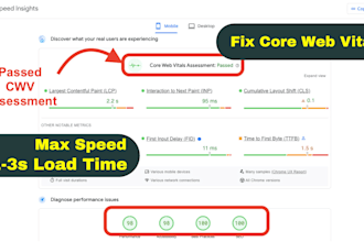 speed up mobile, desktop speed, fix core web vitals, lcp, cls, unused css issues