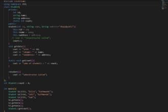 write programming assignments for you in python c cpp java mysql etc