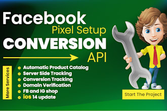 fix or setup fb pixel,google analytics4,ga4 ecommerce tracking,GTM,conversionapi