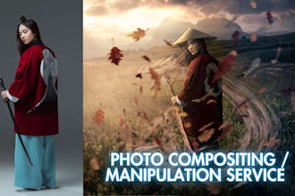 do professional photo compositing, realistic editing and photo manipulation