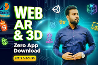 create premium webar experience, ar filter, or 3d configurator