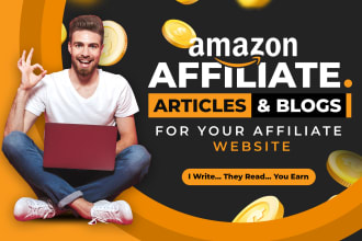 write amazon affiliate articles blogs for your affiliate website