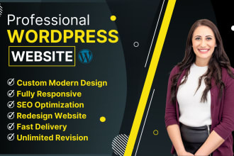 build a modern, custom portfolio, business, blog wix and wordpress websites