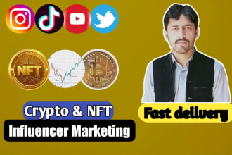 find best nft or crypto influencer from tiktok, instagram, twitter or youtube