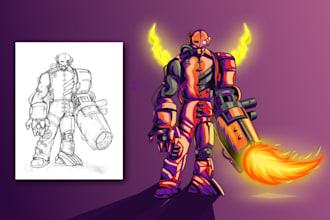 convert your sketch or existing logo to vector