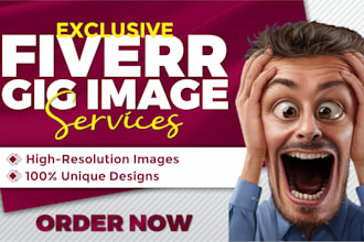 do eye catching gig pictures, gig images, thumbnails design