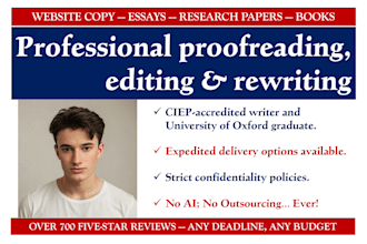 proofread, edit, or paraphrase your english writing