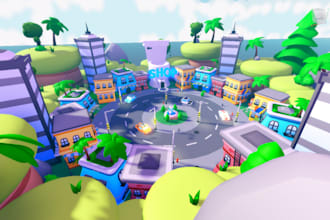 do your roblox game map, props, world