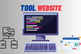 create tool website and app for you