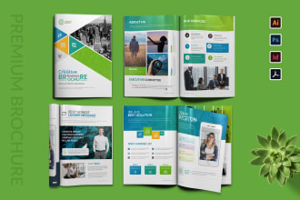 design brochure, booklet, catalog and annual report in print or digital format