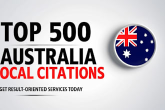 do australia 500 local citations