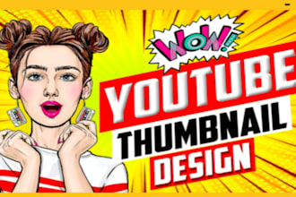 create your youtube logo and thumbnails designs