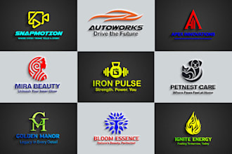 do modern business logo design with copyrights