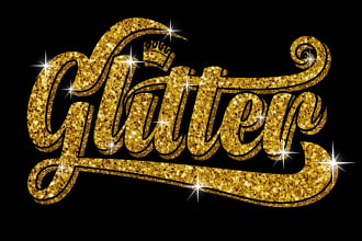 design glitter feminine beauty salon, eyelashes, hair, nail,