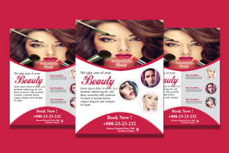 design a business flyer, poster, brochure, or menu
