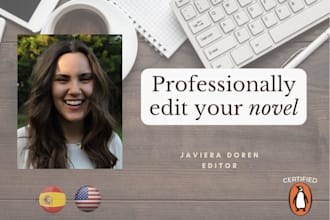 thoroughly edit your novel