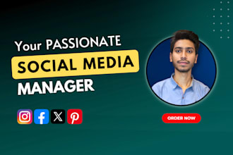 be your monthly social media manager and content creator