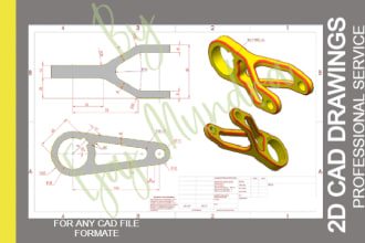 make industry standard 2d drawing in autocad solidworks inventor fusion creo