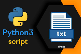 create a python script to automate text file processing