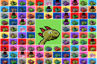 do unique nft pixel art collection with 2k, 5k, 10k nfts