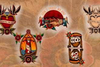 tattoo design and free hand