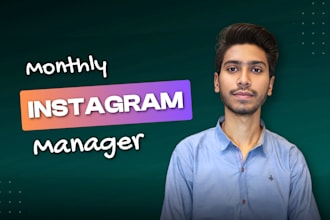 be your monthly instagram manager and content creator