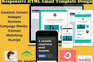 design branded email or newsletter templates that convert