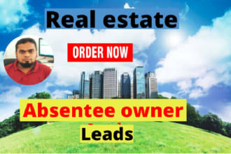 absentee owner leads with skip tracing for real estate business