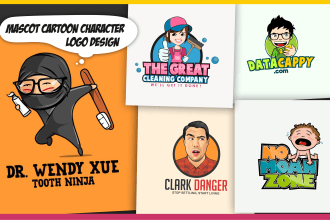 create a cute mascot or cartoon character logo creation
