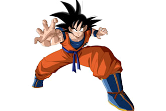draw character in dragon ball z style