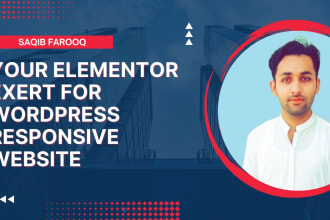 your elementor expert for wordpress responsive website by elementor pro