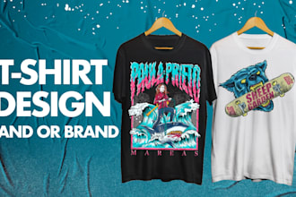 do t shirt design for band or brand