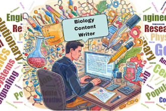 be your biology content writer