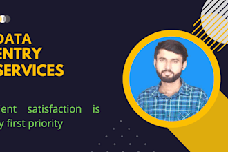 do data entry, web research and copy paste work