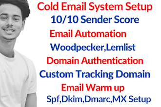 setup woodpecker lemlist activecampaign for cold email