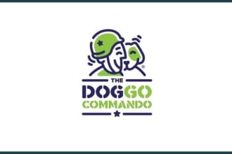 be draw your cat, dog or cute animal pet logo design