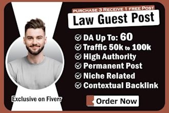 publish guest post on high authority law, attorney website