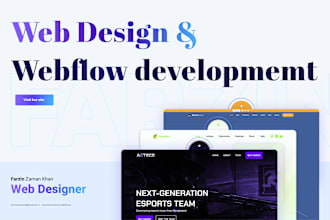 design website and webflow development