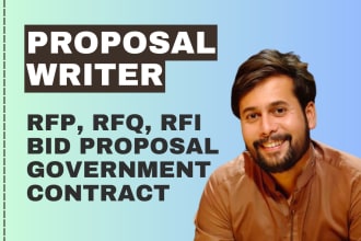 write your rfp, rfi, rfq, bid proposal or government contract