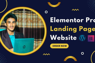 design a landing page redesign, clone and duplicate using elementor pro