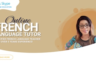 teach you and help you learn french