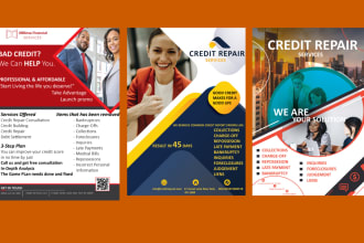 design instagram,insurance,tax,jobhiring,company, corporate, credit repair flyer