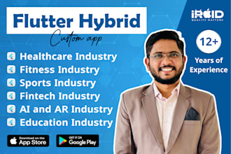 do android and ios app development using flutter