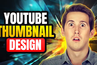 design catchy youtube thumbnail