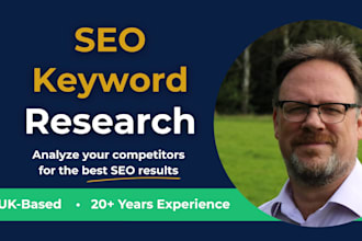 do professional SEO keyword research and competitor analysis