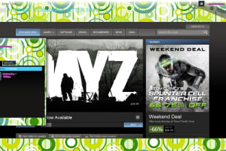 create a steam skin